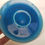 Thumbnail: Nils Kahler Blue Fused Glass HAK Danish Studio Pottery Set of 4 Tea / Coffee SET