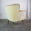 Thumbnail: German Cocktail Chairs Armchairs  Pearl Cream Velvet Vintage Wimbledon London