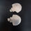 Thumbnail: Vintage Rustic Large Sterling Silver Drop Large Shell Lapis Earrings
