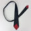 Thumbnail: 1970's Retro Hand Made Believe To Be Silk Navy White Polka Dots Tie