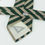 Thumbnail: Vitaliano Pancaldi 1970s Mad Men Green Beige Striped %100 Silk Tie Made in Italy
