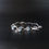 Thumbnail: Modernist Sterling Silver Mystic Topaz  Hermann Siersbol Danish Link Bracelet
