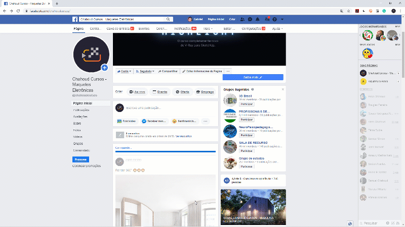 Visualizando a imagem 360º no Facebook