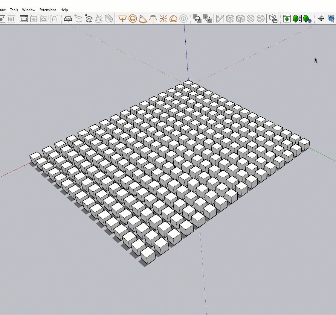 Alterando escala e rotação de objetos de maneira randômica com CLF Scale and Rotate Multiple.