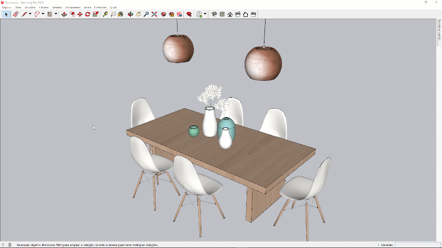 Configurando atalhos no SketchUp