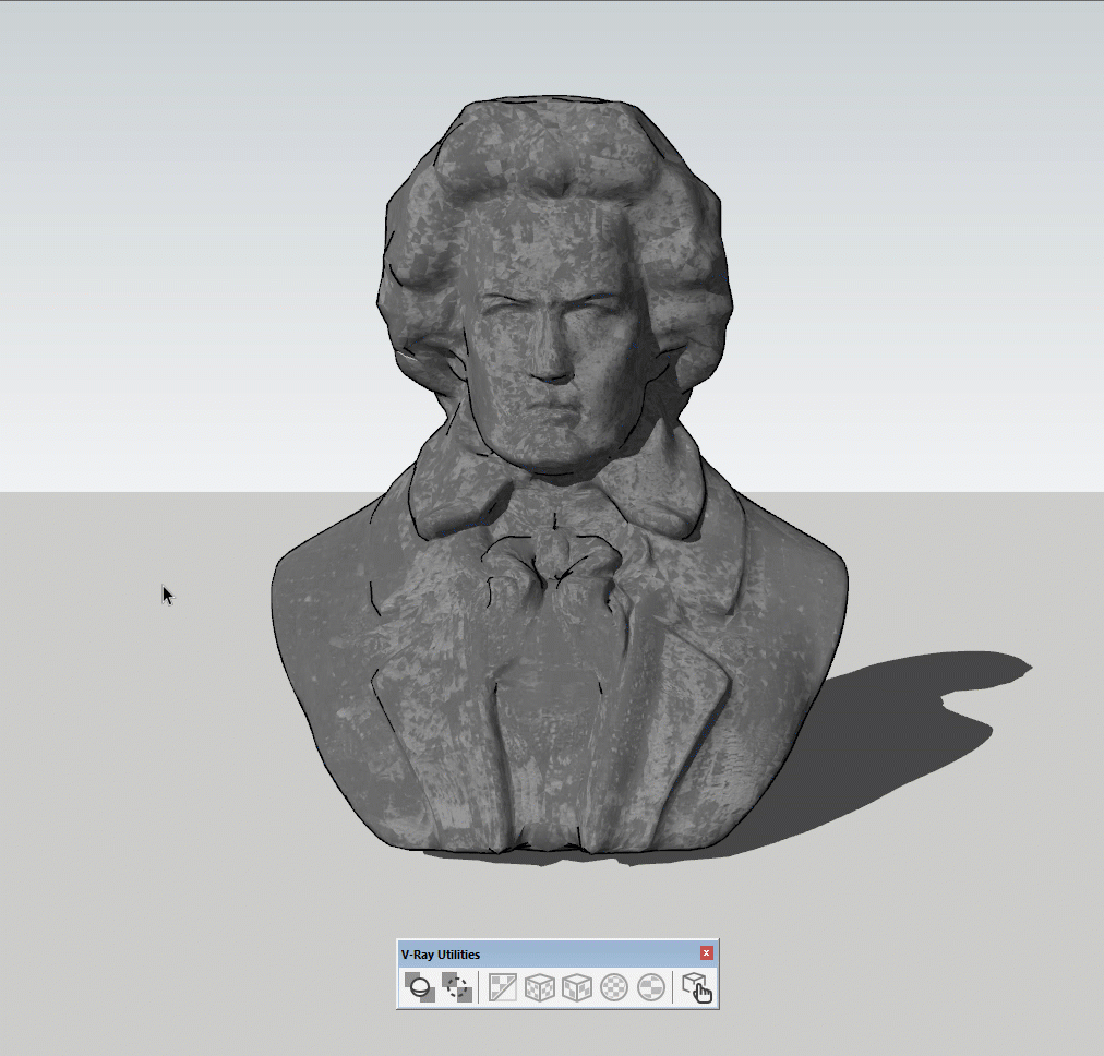 Ferramenta de mapeamento do V-Ray Next pra SketchUp