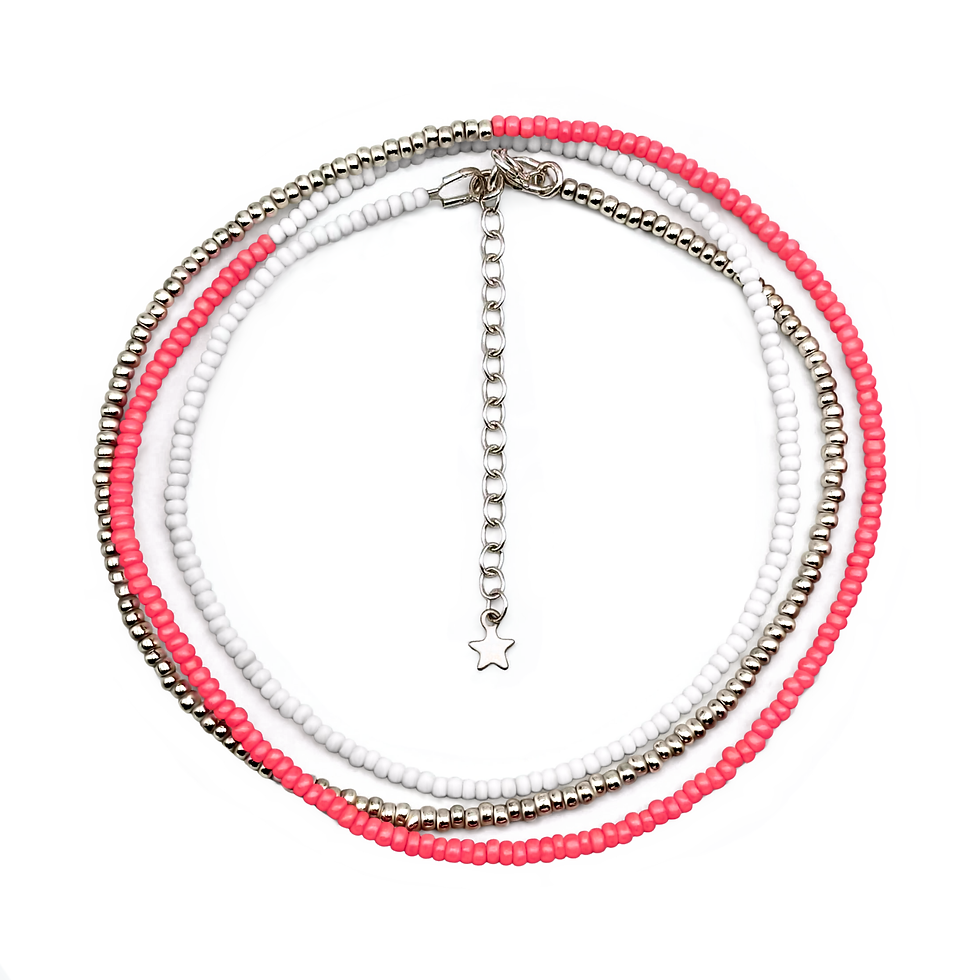 Miniature : Bracelet wrap DIEGO rose shocking