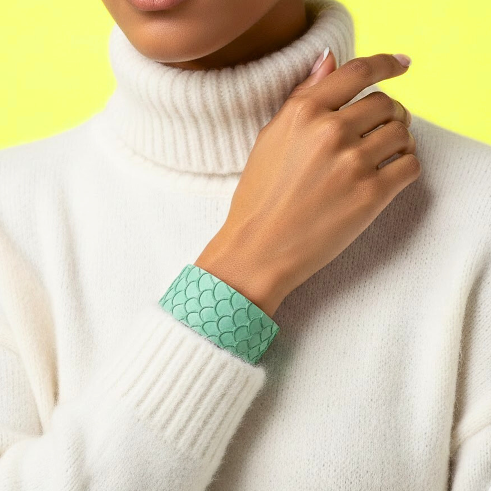 Miniature : Bracelet manchette TILAPIA mint