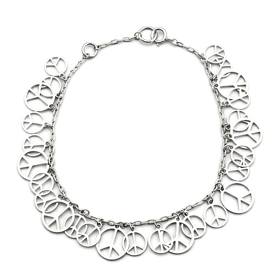 Bracelet chaîne argent massif PEACEFULMOOD