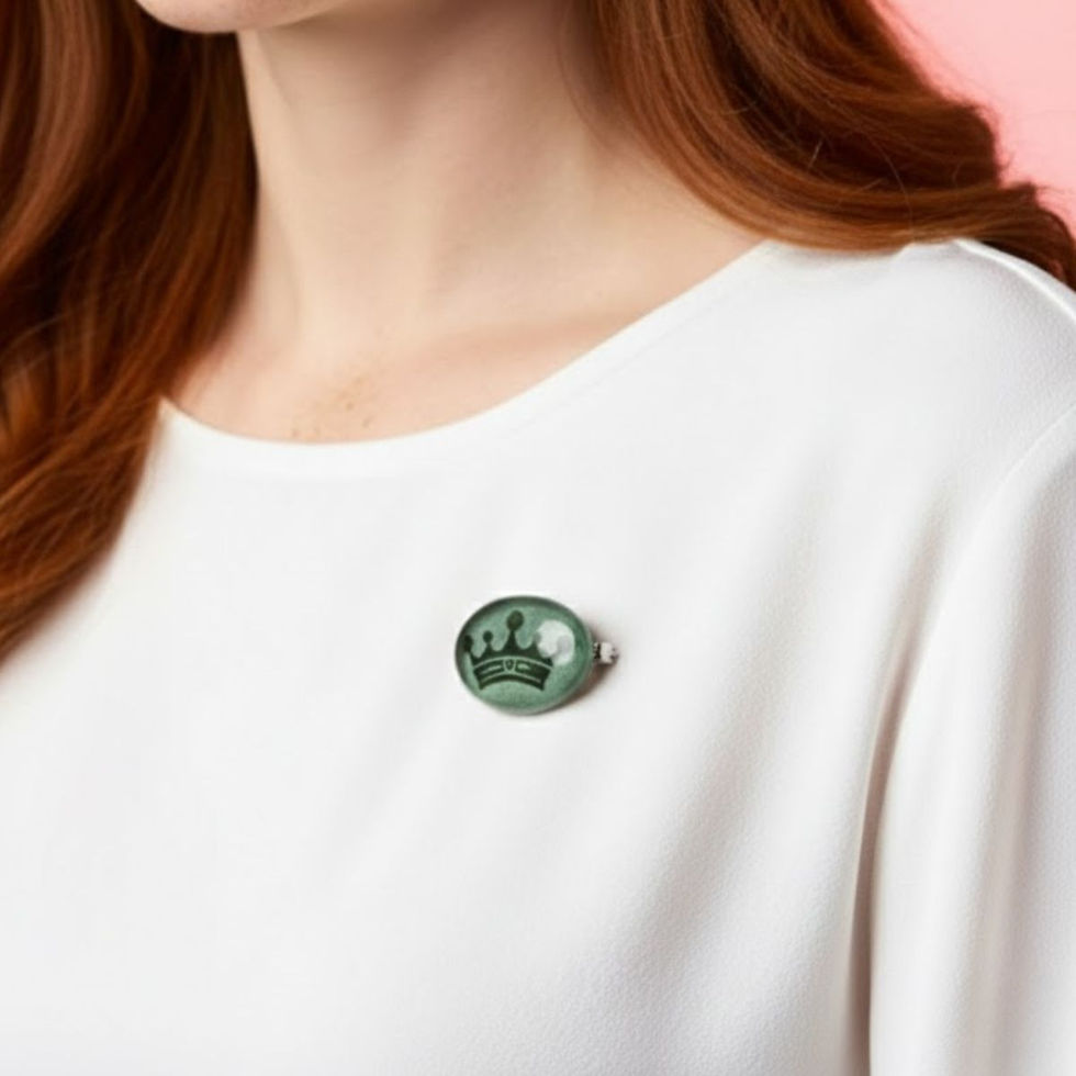 Broche cabochon I'M A QUEEN