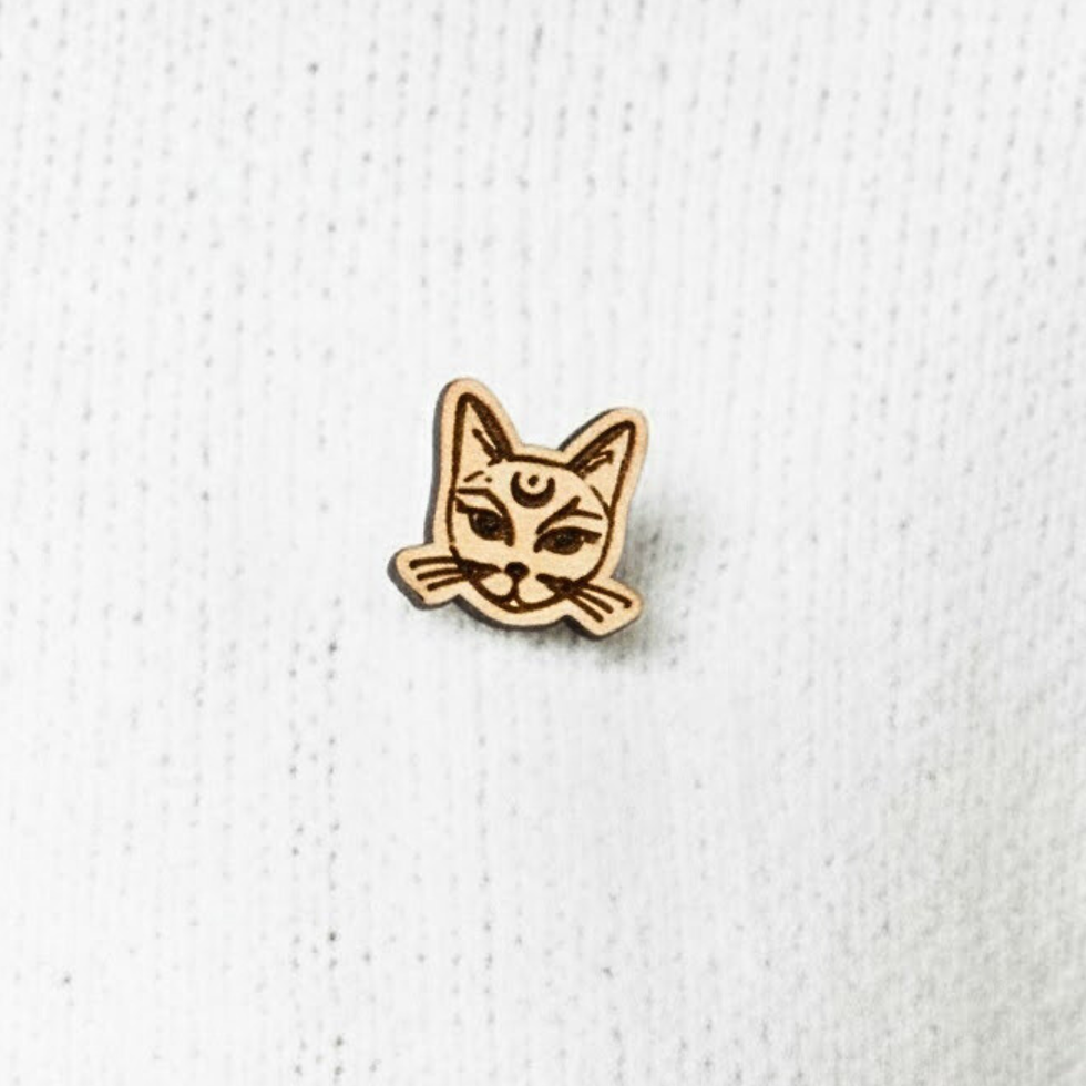 Miniature : Broche pin's MYSTICAL CAT