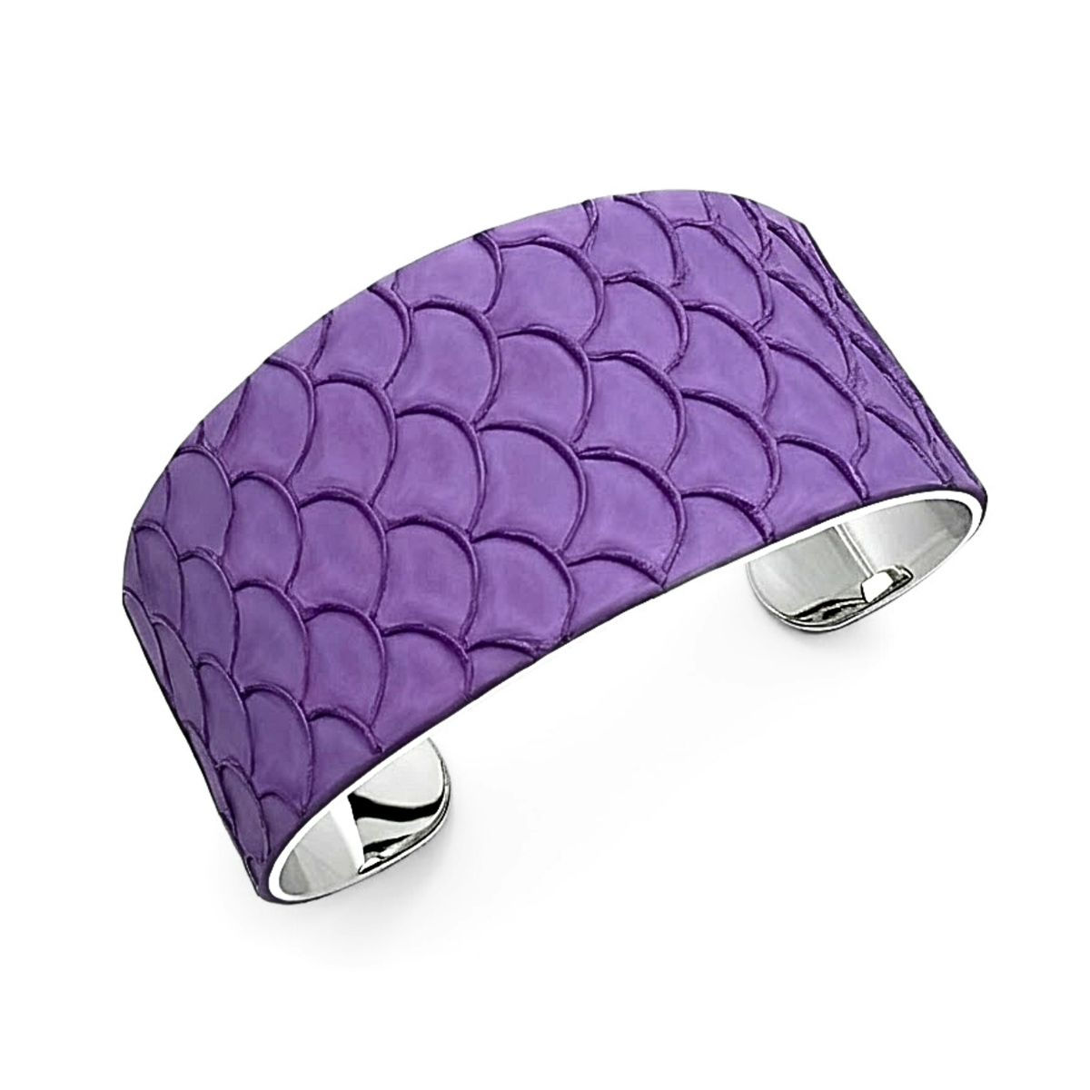 Bracelet manchette TILAPIA violet