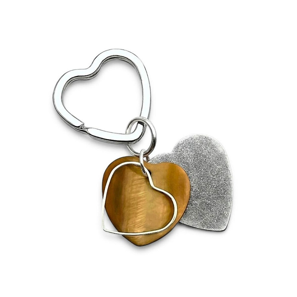 Porte-clés TE QUIERO marron