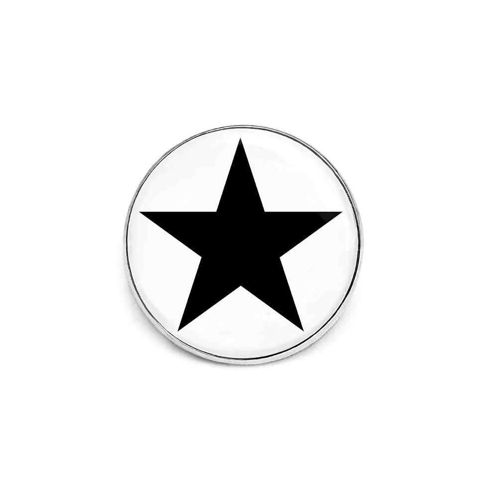 Broche Badgi BLACK STAR