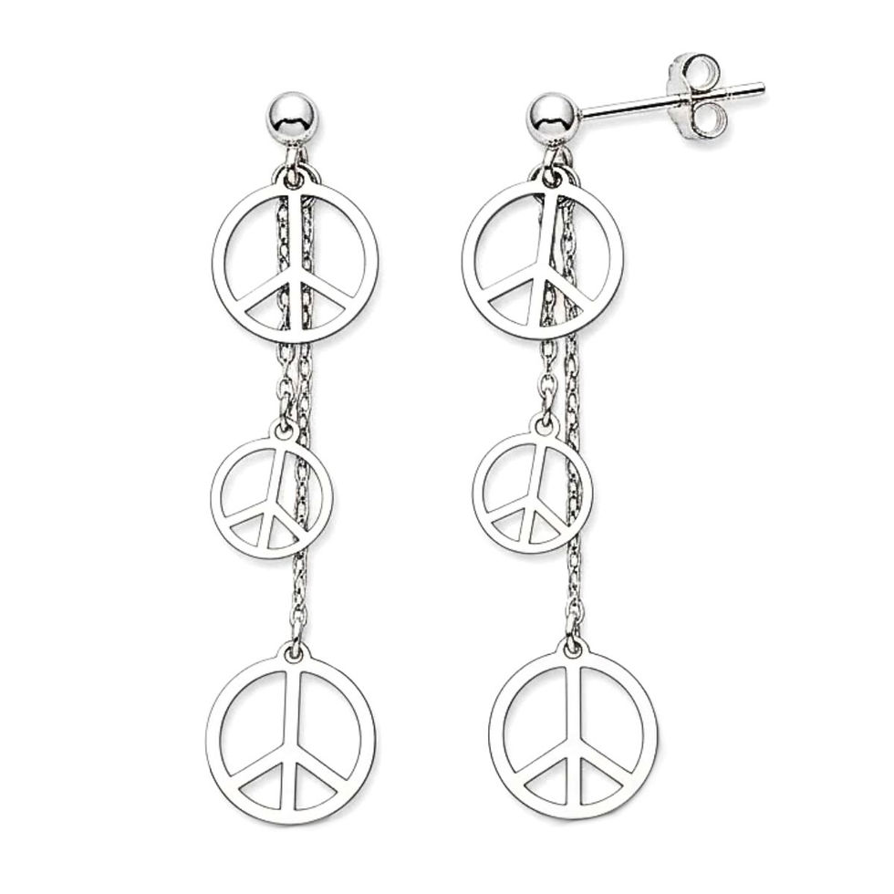 Boucles d'oreilles pendantes PEACEFUL MOOD