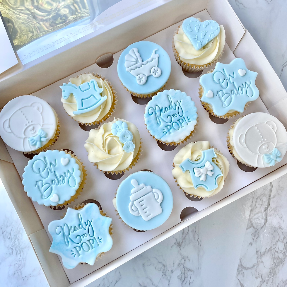 Thumbnail: Baby Shower Cupcakes