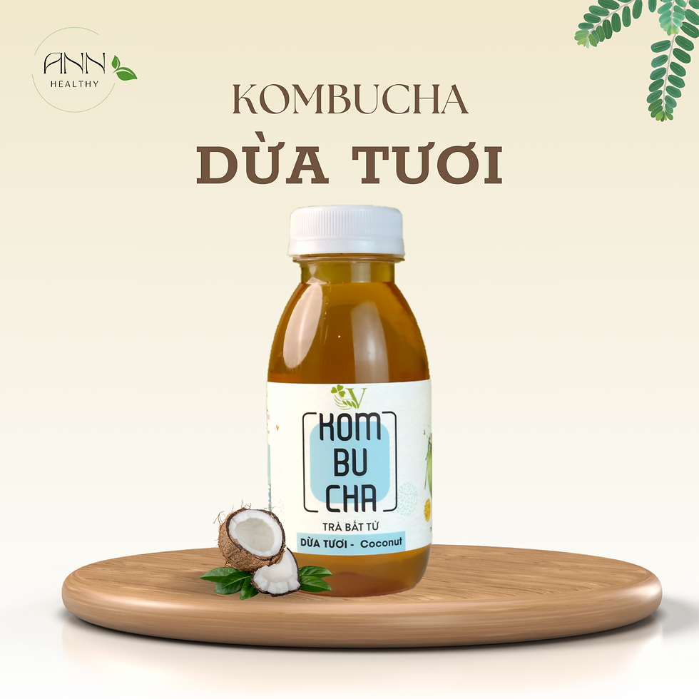 Kombucha light dừa tươi