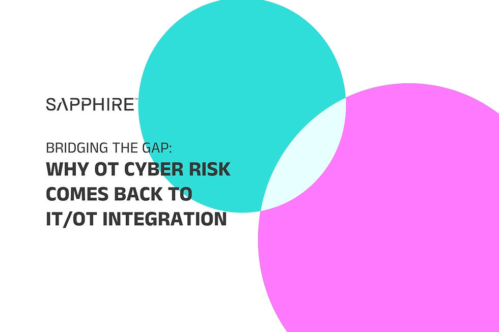 Sapphire Graphic for OT Cyber Risk