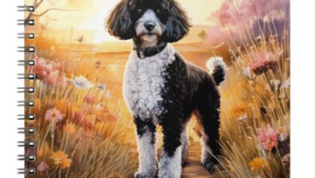 Black Tuxedo Poodle 