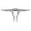 Thumbnail: Long Horn Bull Hood Ornament - Chrome