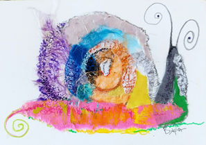 Vyara Tichkova, Vyara Art, Vyara-art, snail, animal, reptile, shell, colorful,