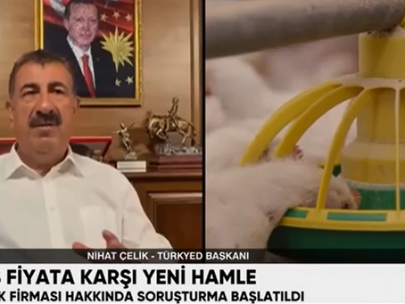 ÇELİK, CNN TÜRK ANA HABER BÜLTENİNDE TEMEL GIDA ÜRÜNLERİNDEKİ ARTIŞI DEĞERLENDİRDİ
