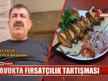 TÜRKYED GENEL BAŞKANI NİHAT ÇELİK, SHOW TV HABERDE TAVUK KANAT FİYATINI DEĞERLENDİRDİ
