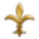 Elegant gold fleur-de-lis symbolizing premium heritage and refinement.