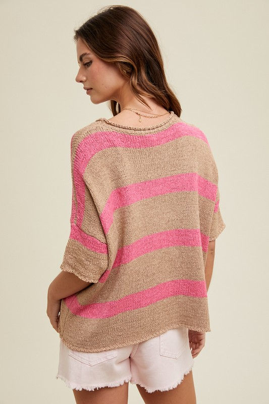 Thumbnail: Boxy Striped Sweater