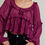 Thumbnail: Burgundy Ruffle Blouse