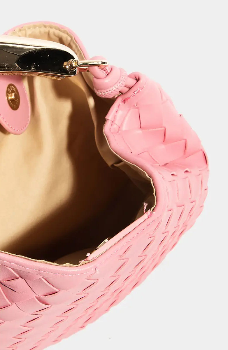 Thumbnail: Pink Basketweave Purse