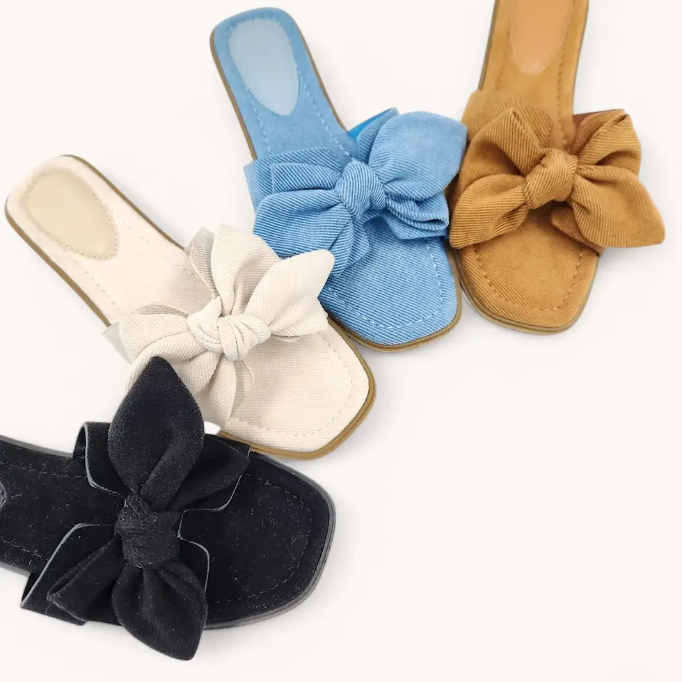 Thumbnail: Blue Bow Tie Sandals