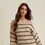 Thumbnail: Tan & Black Stripe Knit Sweater