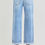 Thumbnail: Light Wash Ankle Cuff Barrel Jeans