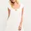 Thumbnail: White Smocked Cap Sleeve Dress