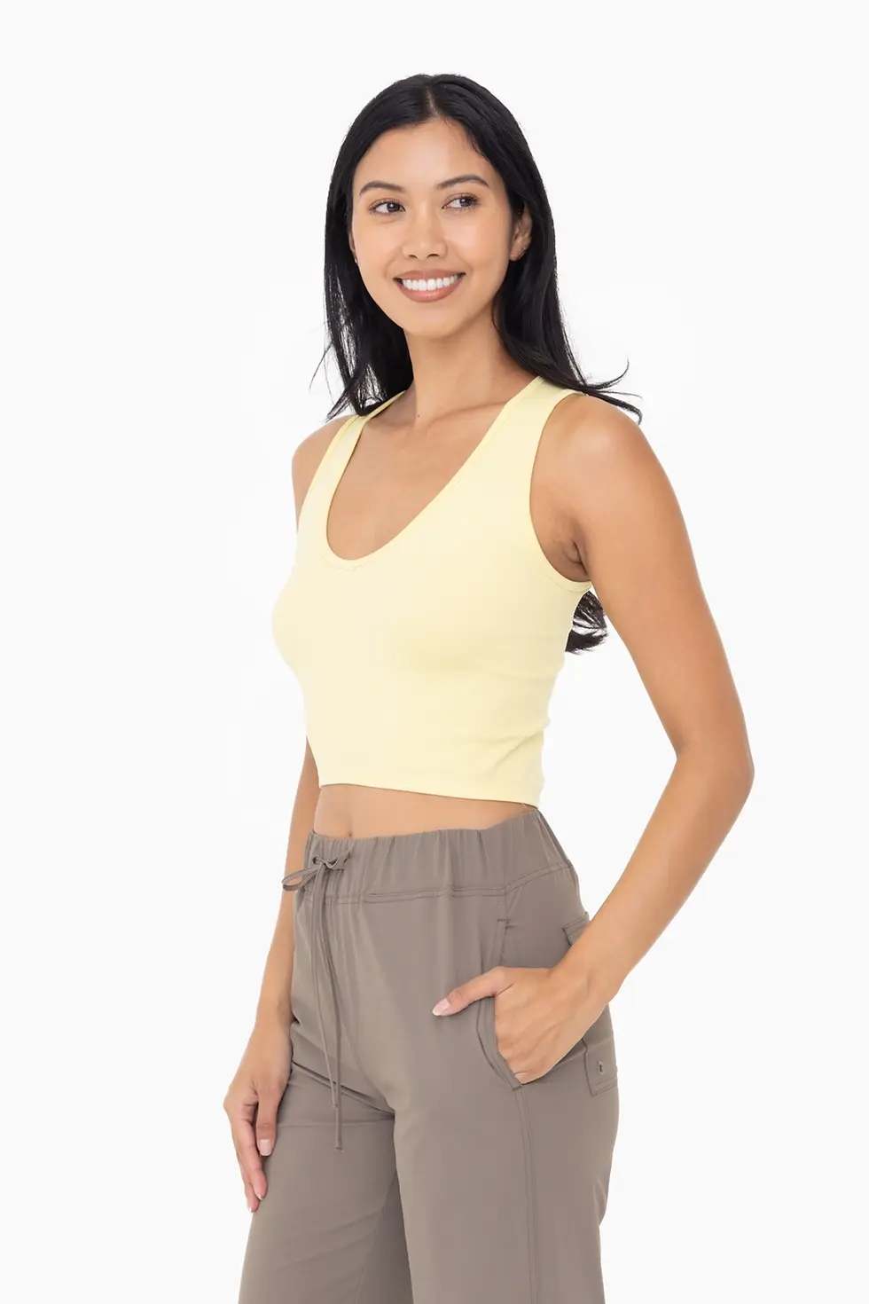 Thumbnail: Yellow Seamless Tank Top