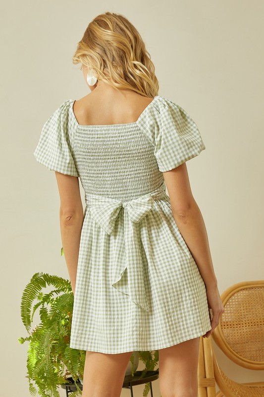 Thumbnail: Sage Plaid Dress