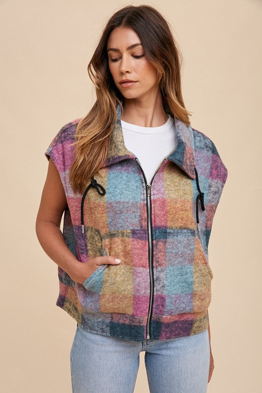 Thumbnail: Multicolor Plaid Vest