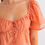 Thumbnail: Orange Striped Babydoll Top