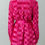 Thumbnail: Hot Pink Pleated Dress