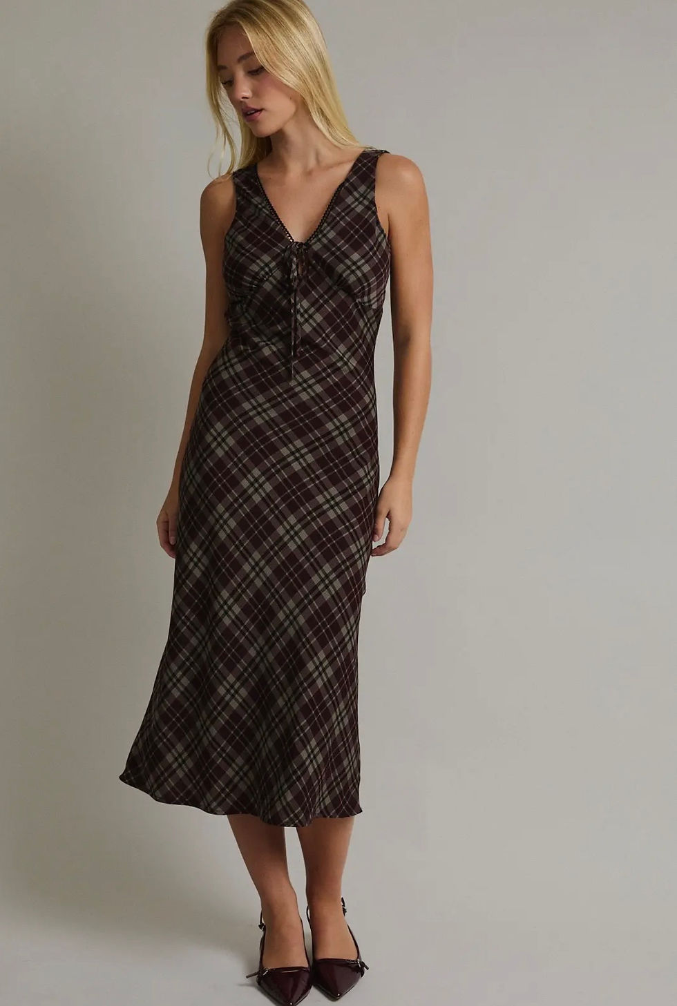 Thumbnail: Plaid Midi Dress