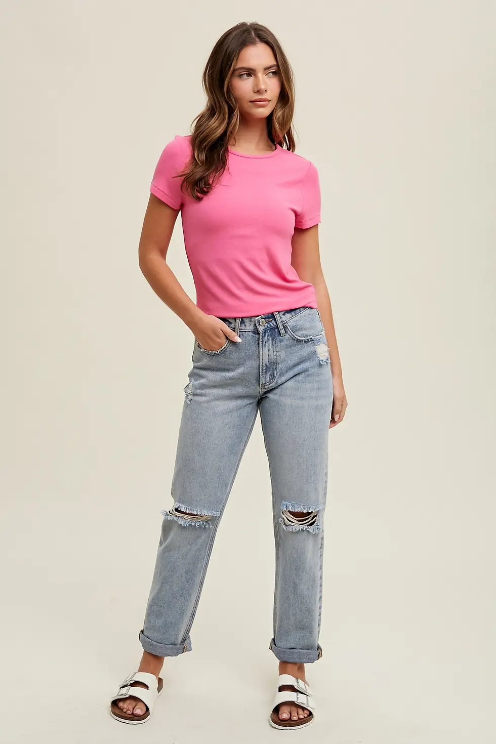 Thumbnail: Hot Pink Essential Tee