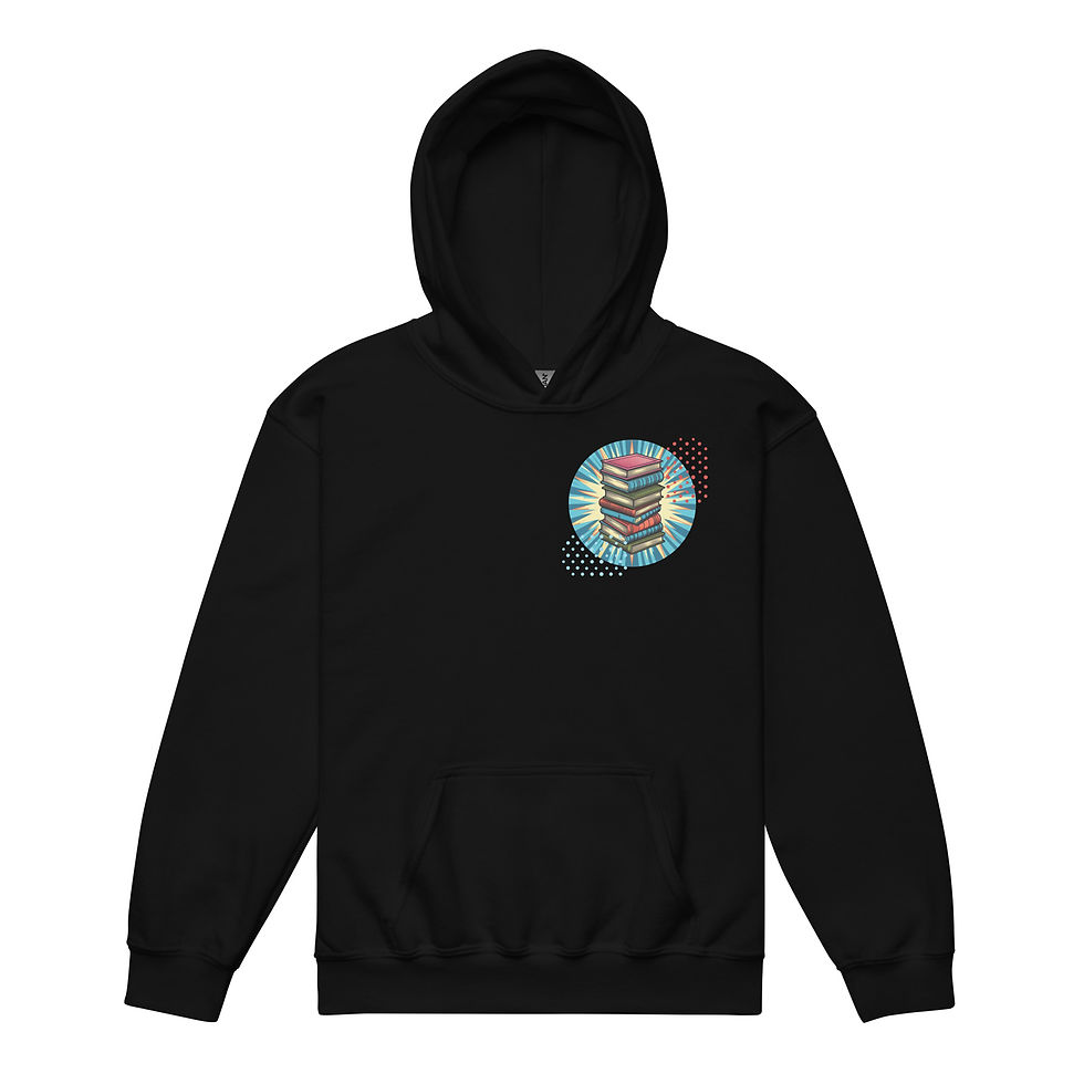 Thumbnail: "Books Before Boys" Youth heavy blend hoodie
