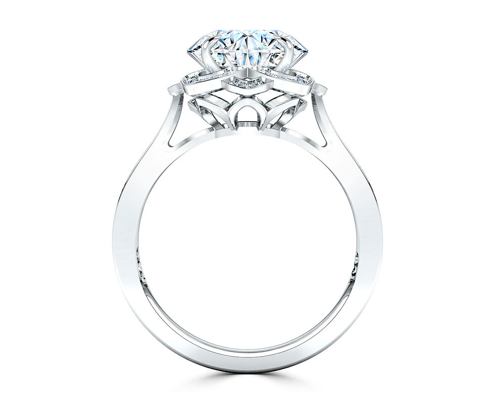 Thumbnail: Magnolia Charm Engagement Ring