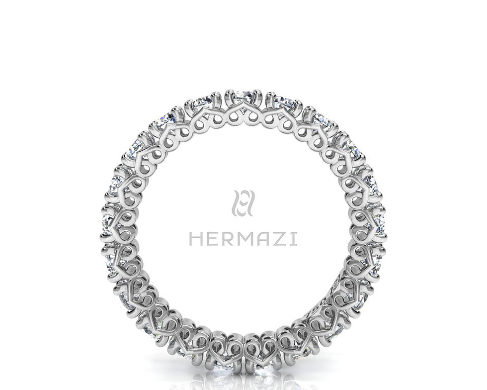 Thumbnail: Hermazi® 'Unconditional' Eternity Diamond Band