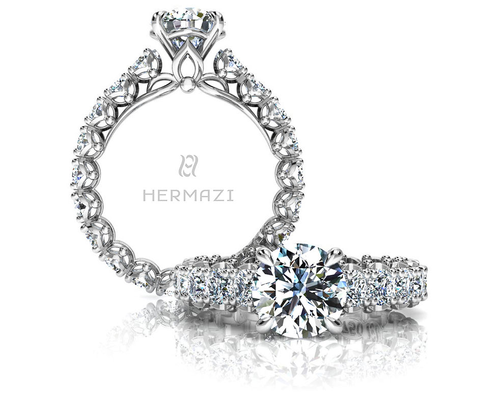 Thumbnail: Hermazi® 'Serene' Eternity Ring