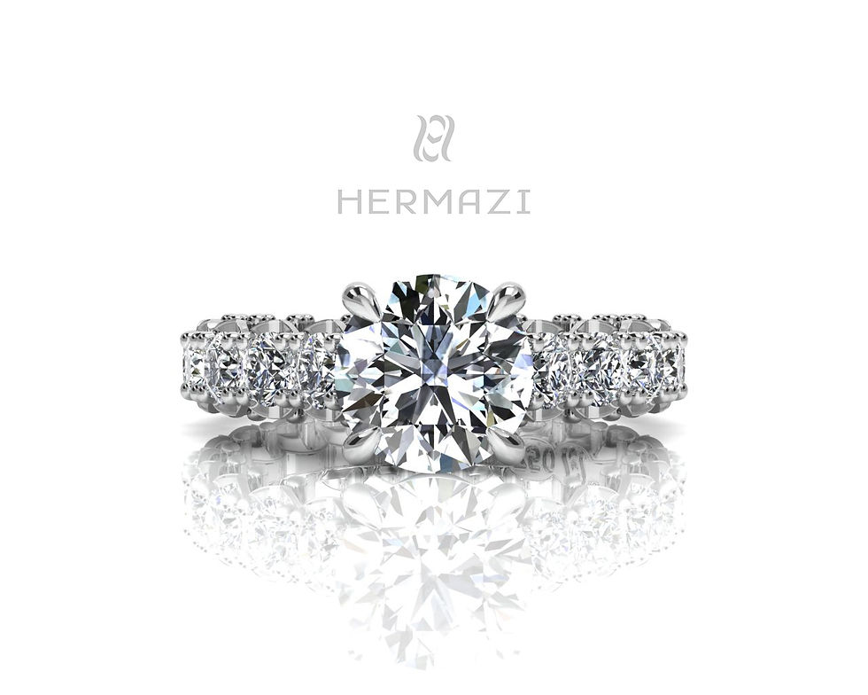 Thumbnail: Hermazi® 'Serene' Eternity Ring