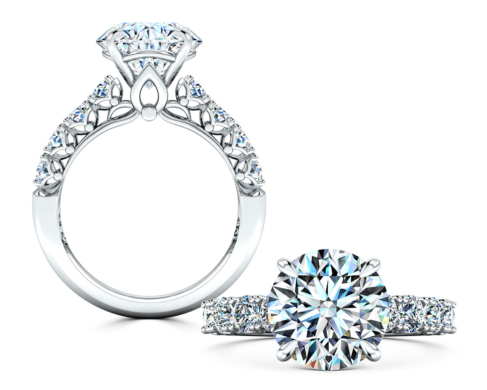 Serene Engagement Ring