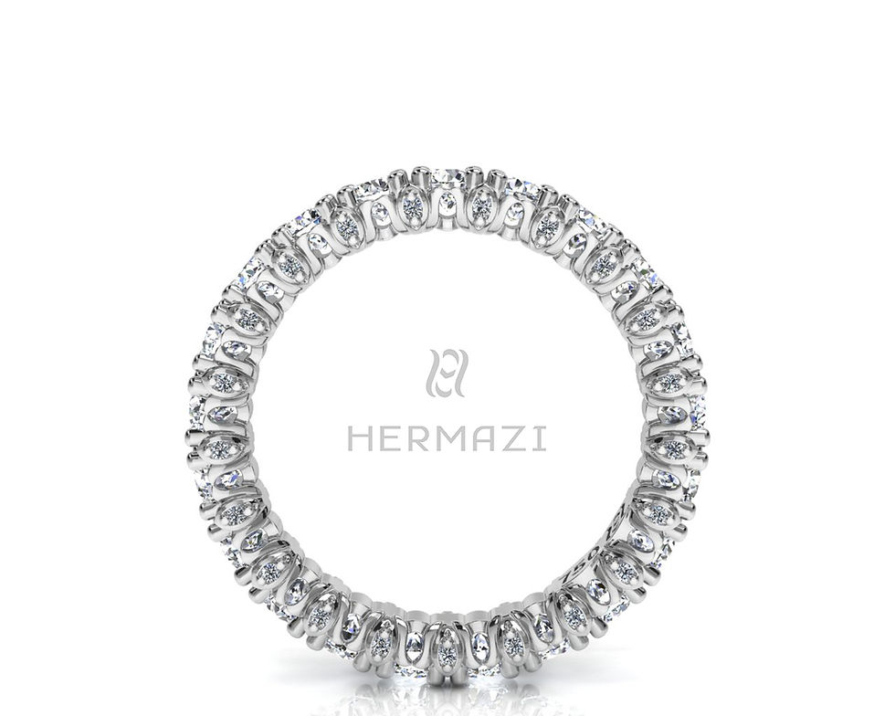 Thumbnail: Hermazi® 'Stunning' Eternity Diamond Band