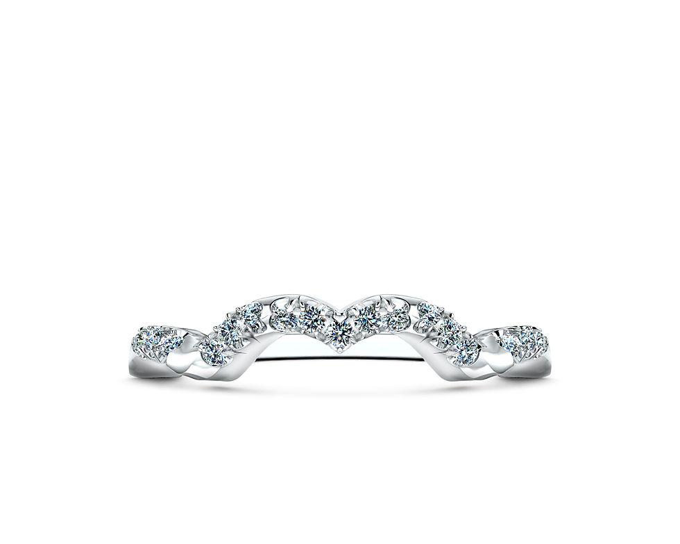 Thumbnail: Glissade Wedding Band